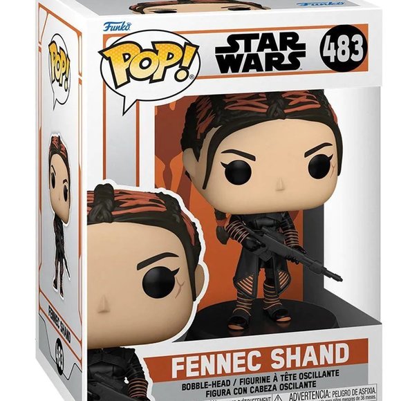 Funko Fennec Shand Vinyl Bobblehead Funko Pop! Star Wars: The Mandalorian 483 - Picture 3 of 3